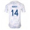 Herren Fußballbekleidung Frankreich Adrien Rabiot #14 Auswärtstrikot WM 2022 Kurzarm